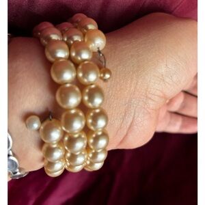 Wrap bracelet Elegant Pearl Bracelet
